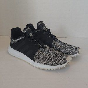 Gray/Black Adidas athletic sneakers